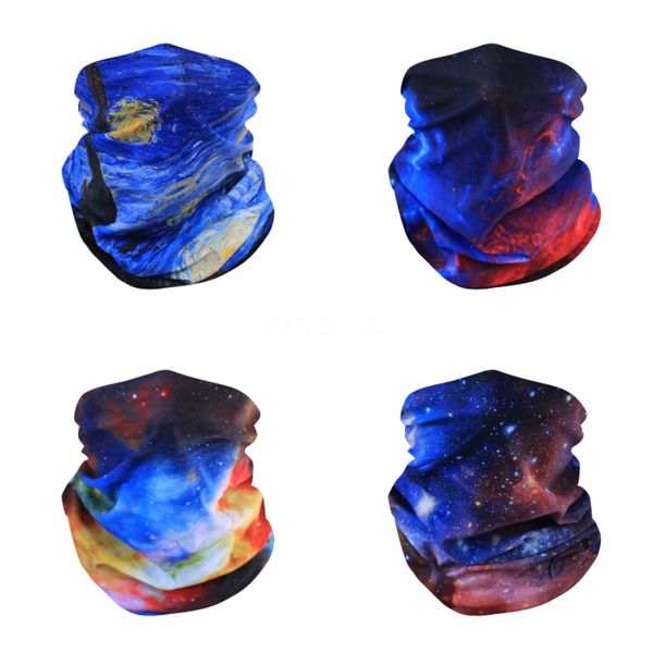 

summer sports animal print scarf bicycle headwear seamless ride neck mask bike magic cap cycling headband#324, Black