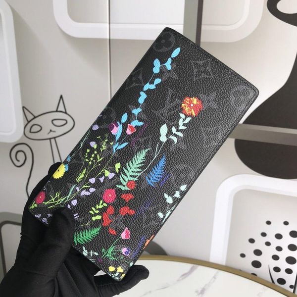 

classic wallet purses mens card holder leather long wallets money coin pocket wallet purses handbag trend retro men purse fast delivery