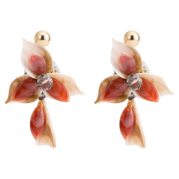 

зарплату цветок серьги этнический стиль женской моды серьги богема, Golden