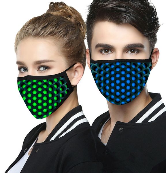 

3d geometric cotton dust mask spring and autumn korean fashion cool breathable mask washable and easy to breathe fashion face mask