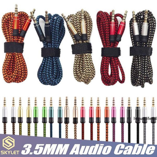 

skylet 3.5mm aux auxiliary cord 1.5m/5ft male to male stereo audio cable for pc mp3 car