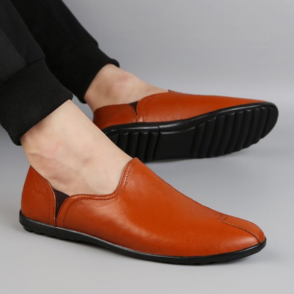 

спорт сбывания спортивных sapatos пара casuales мужчины zapatos мужчина 2020 досуга sapato моды весны черная де плоская кожаная обувь обувь, Black
