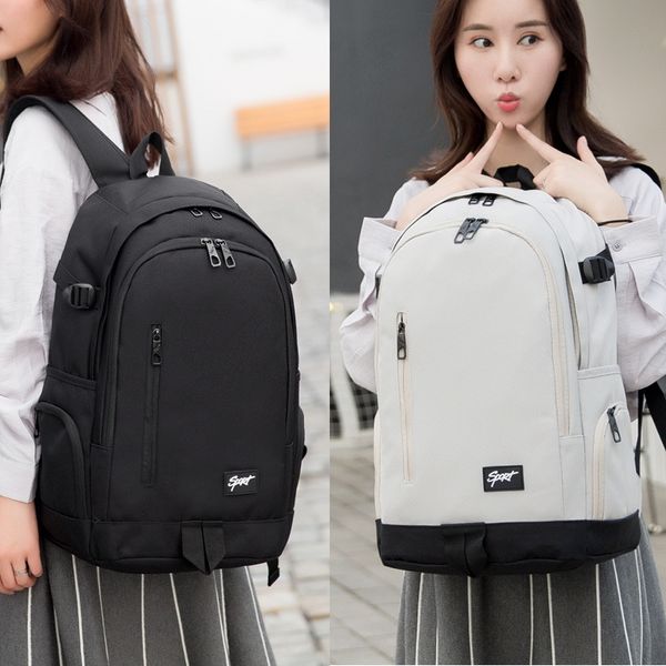 

female middle male fashion trend leisure backpack middle school student schoolbag high school student backpack leisure bag