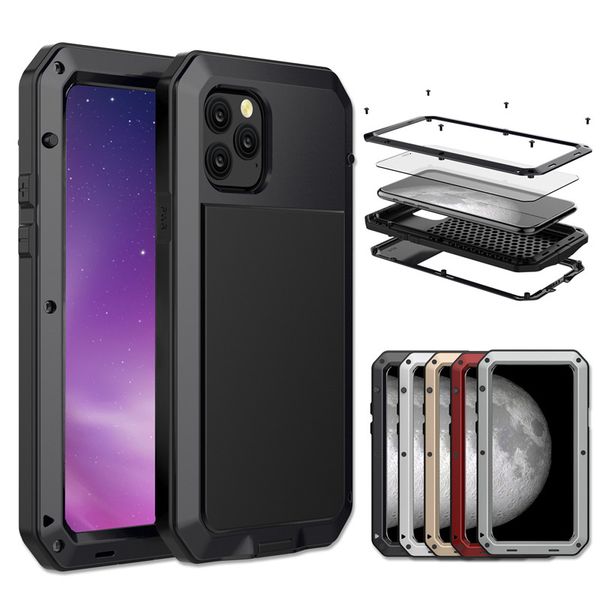

heavy duty metal aluminum phone cases for iphone 11 pro max xr xs max 6 6s 7 8 plus x 5s 5 doom armor shockproof case cover