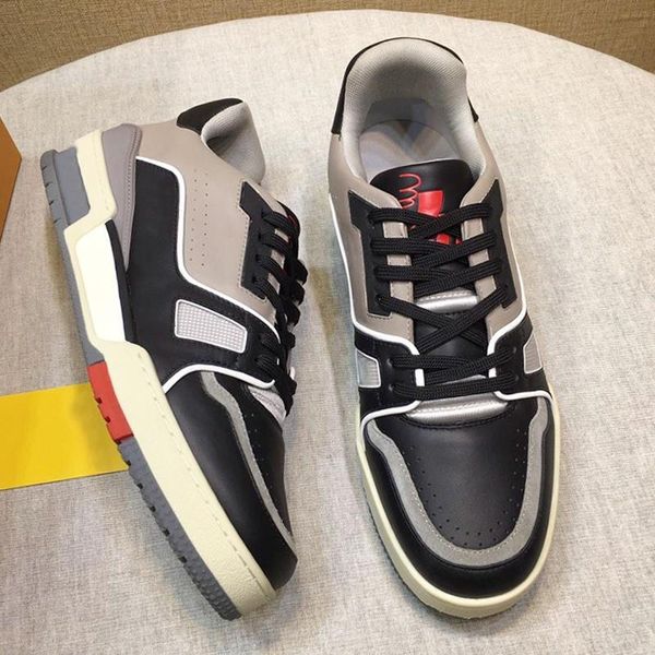 

new arrival trainer sneaker men 's shoes sale comfortable sports shoes chunky sneakers herren sportschuhe plus size lace -up casual sh, Black