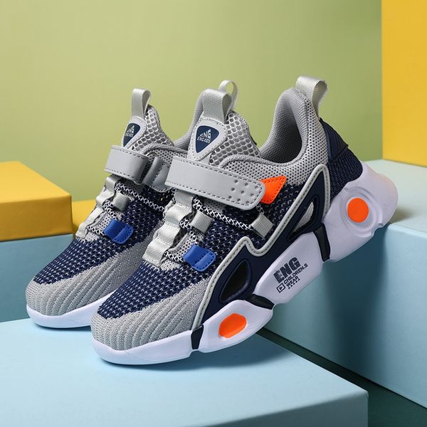 

new flying woven leisure sports sneakers children's for boys and girls trendy shoes the trend of children's shoes, Black