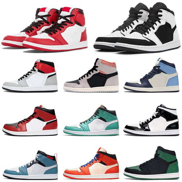 

light smoke grey jumpman 1 womens mens basketball shoes 1s unc white chicago black yellow mens designer trainers