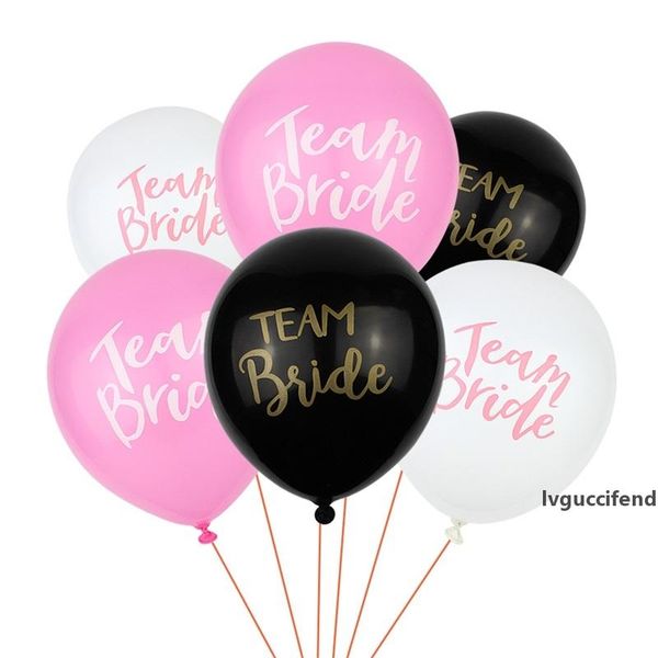 

team bride latex balloons diy home decoration lovely fashion letter balloon wedding favor party decoration supplies 20 9ws uu