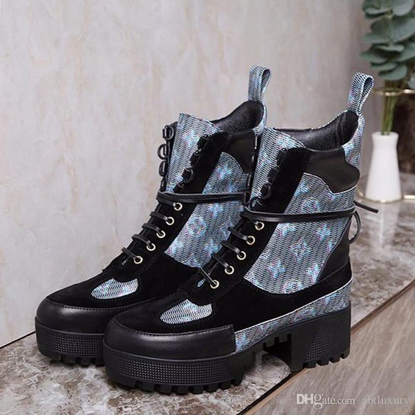 

women boots shoes high -motorcycle autumn winter shoes snow martin fashion boots chaussures de femme luxury design lady shoes l68 vintag, Black
