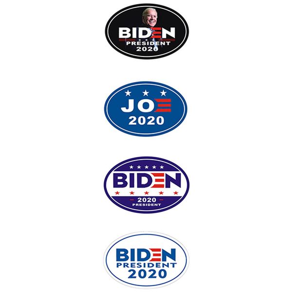 

4 цвета байдена автомобилей светоотражающие наклейки сделать америка великий again 2020 байден наклейки американского joe biden автомобилей
