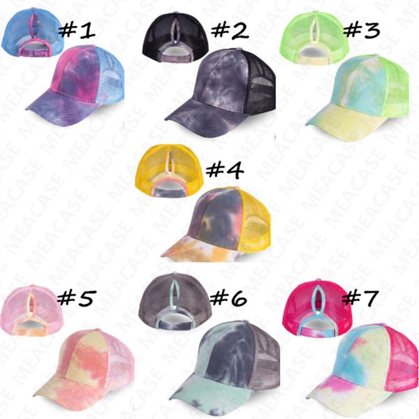 

женщины бейсболки дизайнер tie dye омывается хлопок шляпы летний держатель cap visor спорт snapbacks крышки дешевой распродаже d7602, Yellow