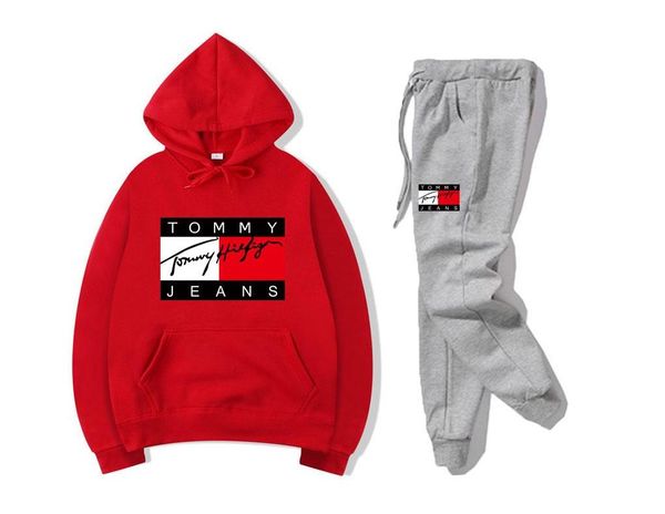 

мужчины tracksuit мода капюшоном толстовки куртки брюки спортивные костюмы мужчин повседневный 2 шт sweatsuit, Gray