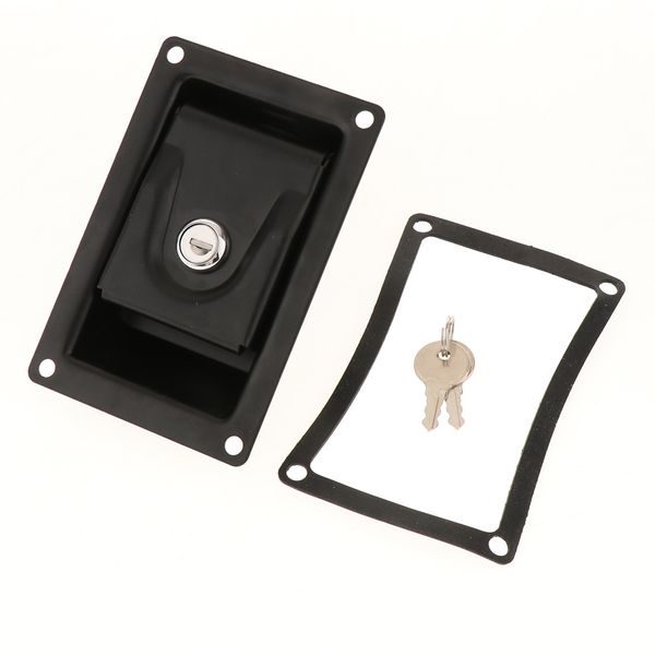 

rv truck entry door electric cabinet flat lock square lock w 2keys ms866-8-2