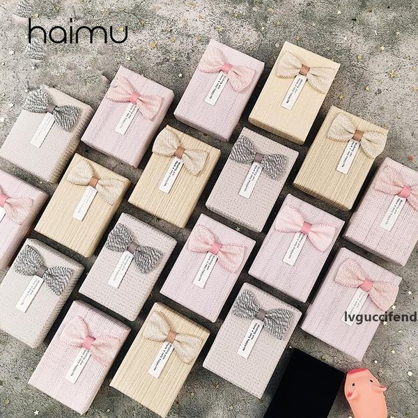 

2pcs cute bow square gift packaging gift box dessert wedding favor gifts full moon box valentine s day decoration boxes