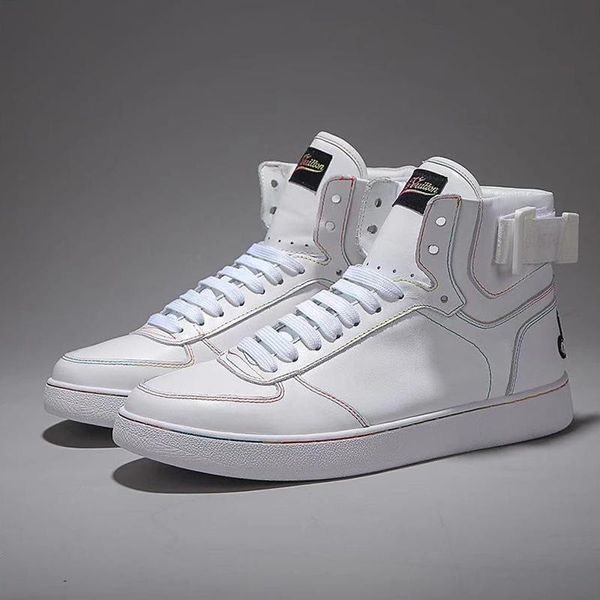 

new new arrival rivoli sneaker boots mens shoes comfortable style footwears lace -up fashion casual men boot herren sportschuhe, Black