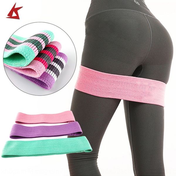 

yoga stretch hip color clip resistance belt non-slip cotton beauty and beauty stretch belt squat hip lifting