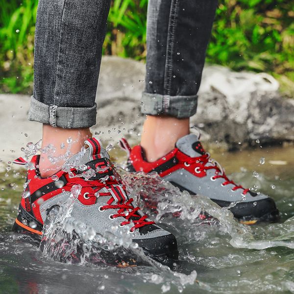 

2020 waterproof mens hiking shoes mountain climbing shoes outdoor hiking boots men trekking sport sneakers men hunting trekking