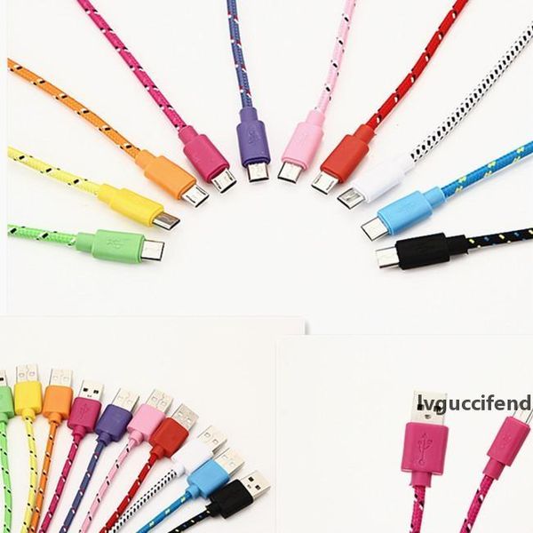 

new 20cm short braided nylon micro usb data sync cable cord for samsung galaxy s3 s4 s6 edge i9500 note 2