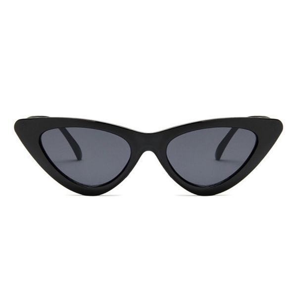 

ретро мода солнцезащитные очки женщины конструктор vintage cat eye black white солнцезащитные очки женский ladies 2020, White;black