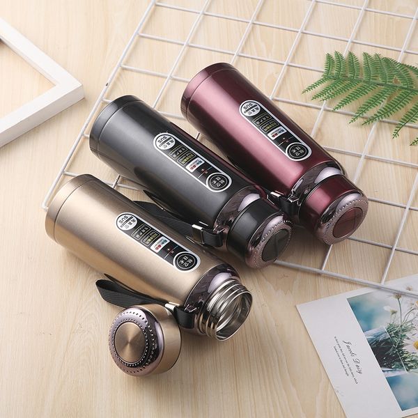 

uotla 304 вакуума нержавеющей стали спортивные термос чайник воды на открытом воздухе путешествия термос чашка большой емкости веревка лифти