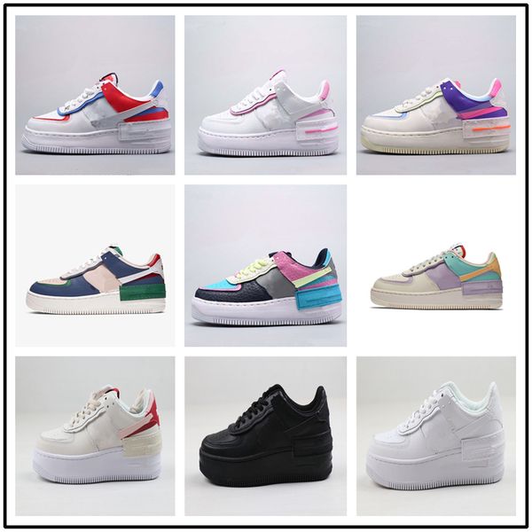 

2020 n.354 for men women cut low skateboarding af1 low type sports shoes air skate sneaker size03 eur36-45, Black