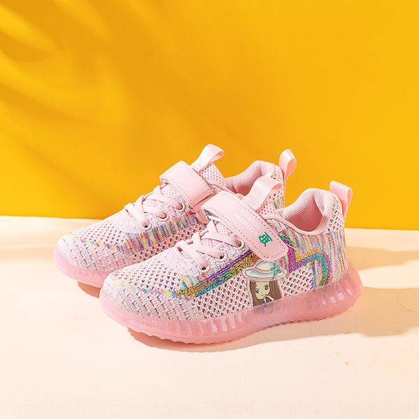 

habbi bear children's sports sports running season mesh comfortable boys' shoes fashionable girls' leisure running shoes autu, Black