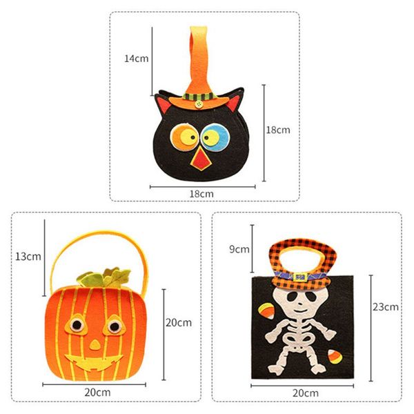 

halloween decoration props, toys and accessories, children's portable pumpkin bags, gift bags, candy bags