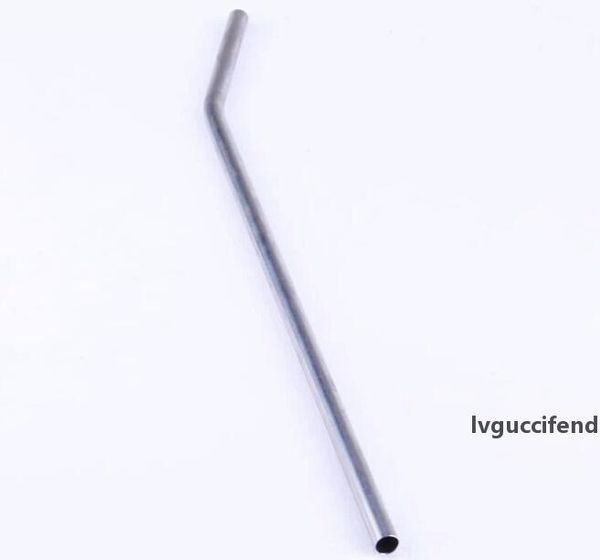 

wholesale stainless steel straw bend drinking straw 3000pcs/lot beer and fruit juice straw ing