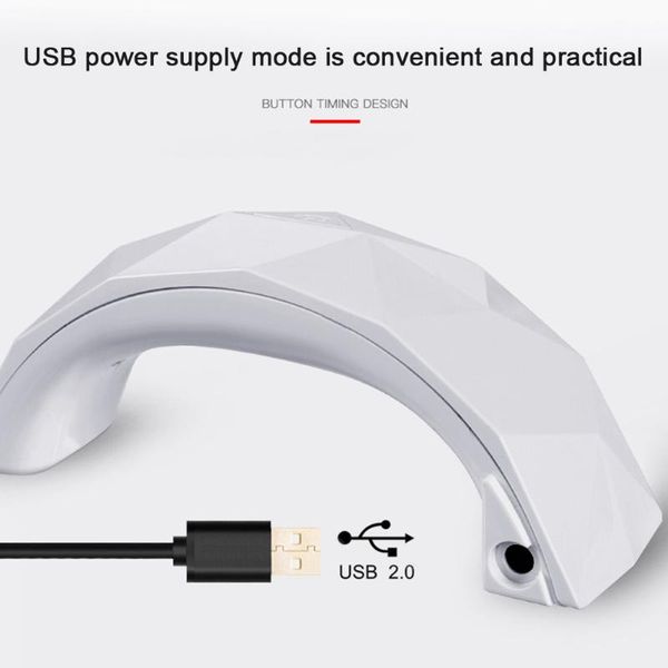 

nail dryers nails dryer low consumption not glaring convenient rainbow shaped tool timing polish mini double light source led curing home