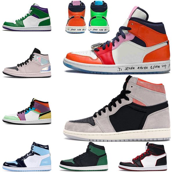 

2020 1s women mens basketball shoes jumpman 1 travis scotts fearless travis scotts court purple 2020 og crimson tint unc mens sneakers