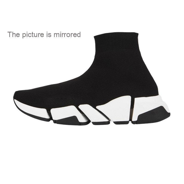 

2020 track sneakers speed trainer black red gypsophila triple black fashion flat sock boots men women casual 2.0 shoes 36-45 6826f#