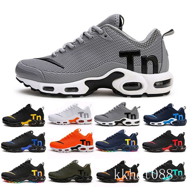 

2019 men zapatillas tn designer sneakers chaussures homme men basketball shoes mens mercurial tn running shoes eur40-46 xk5mr, Black