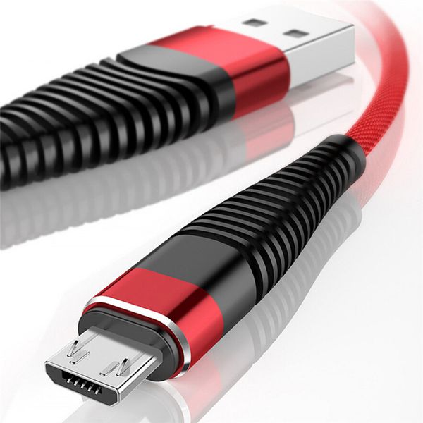 

fabric nylon micro 5pin type c usb cable braided usb c cables for samsung galaxy s6 s8 plus s10 htc android phone 1m 3ft