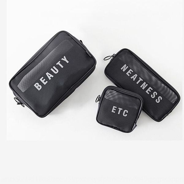 

mesh breathable digital storage and finishing storage cosmetic bag travel portable etc korean cosmetic bag