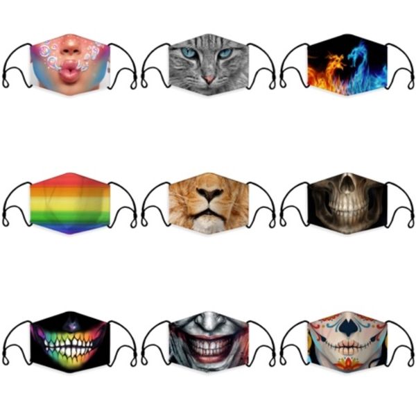 

in stock ice silk mask anti-dust face mouth er pm2.5 mask washable breathable face mask mma3496-b#176