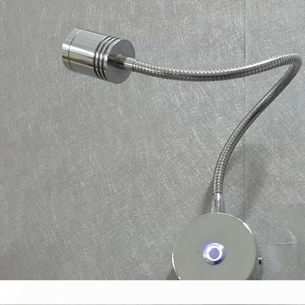 

ch dimmable wall lights wall mount dc12v flexible tube stepless touch dimming 15%-100% bed rv boats illumination led 3w 200lm