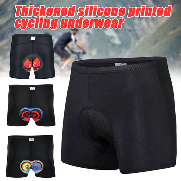 

wholesale men printed 3d padded cycling underwear shorts bike undershorts bicycle underpants ed889