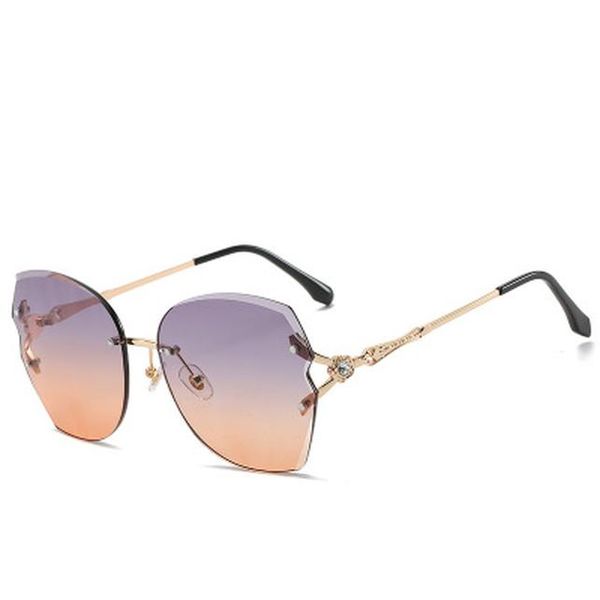 

frameless sunglasse peekaboo rimless sunglasses women butterfly gradient lens 2020 fashion ladies sun glasses frameless metal high bwkf hvfa