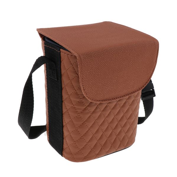 

waterproof mini trash can for car premium litter garbage can organizer 3l capacity-removable washable inner holder