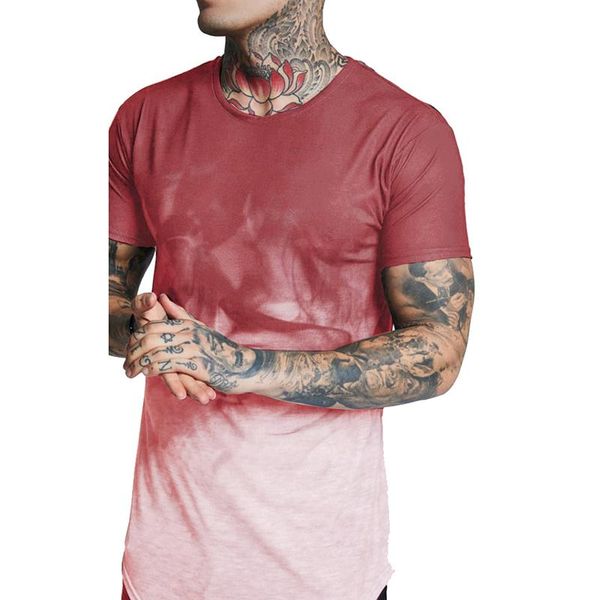 

summer ink printed designer tshirt mens eu size t shirts thin new longline fashion casual short sleeved, White;black