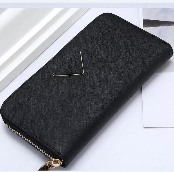 

chongsukei fashion new long zipper wallet female medium and long wallet 2020 wallet, Red;black