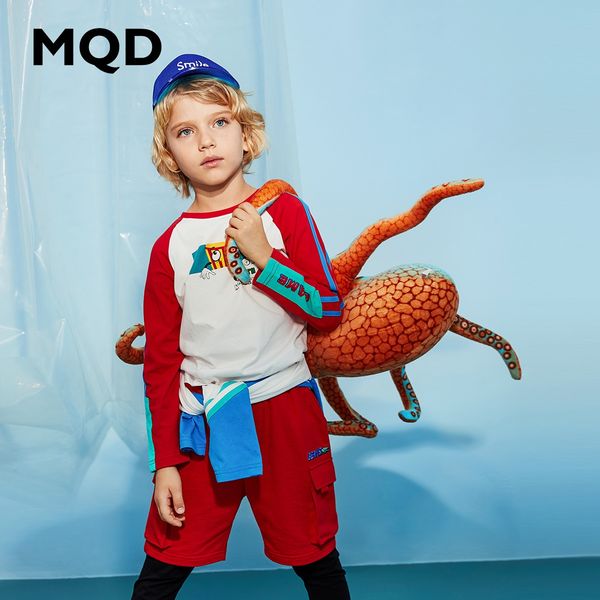 

с длинными рукавами футболки хлопок сезона 2020 новые средние и крупной детских сыпучих виды спорта рукава модных детские футболки для мальч, Blue