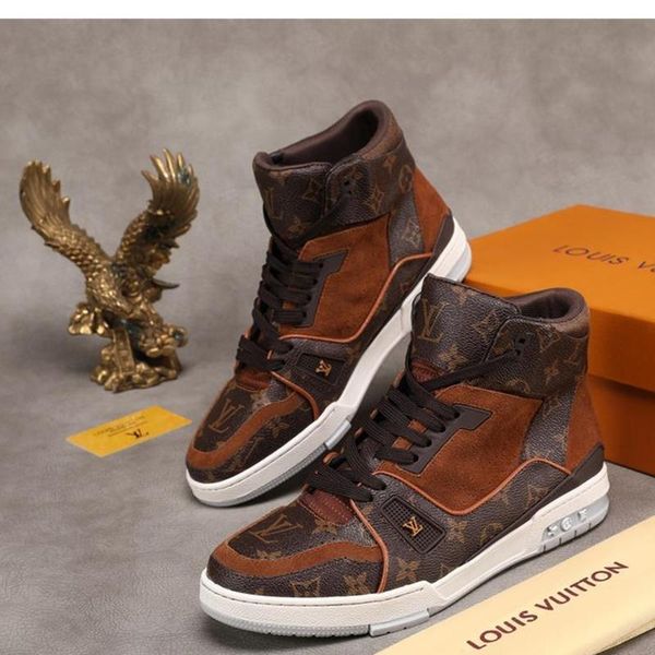 

41 men's designer casual sports shoes, luxury trendy travel casual shoes, sports shoes. fast delivery in original box packaging, Black