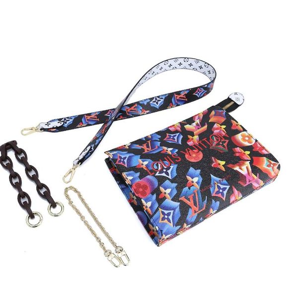 

womens leather clutch bag toilet pouch crossbody bags vintage type ladies chain messenger bag designer shoulder bags handbag
