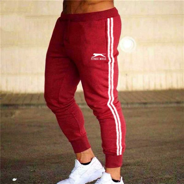 

men running pants gym cotton fitness skinny sweatpants fitness workout brand track pants autumn men pencil joggers trousers, Black;blue