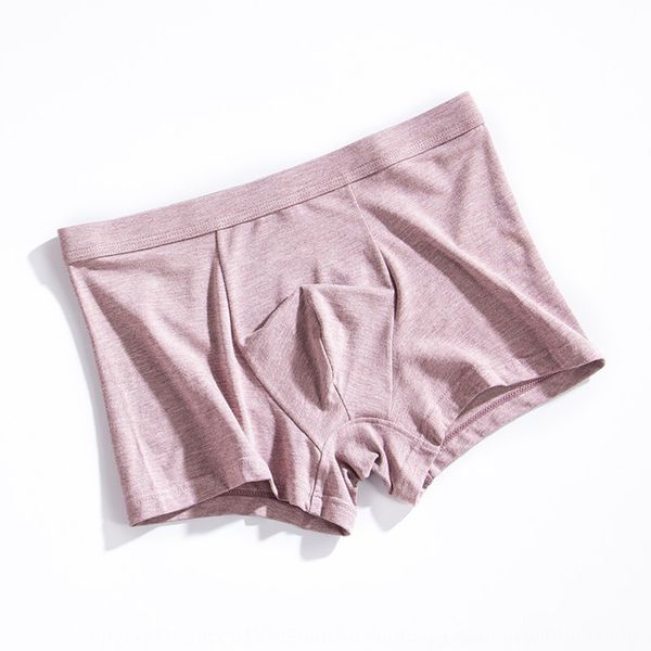 

underpants and solid color pure cotton men's breathable underwear men's mid waist pure cotton underwear, Black;white