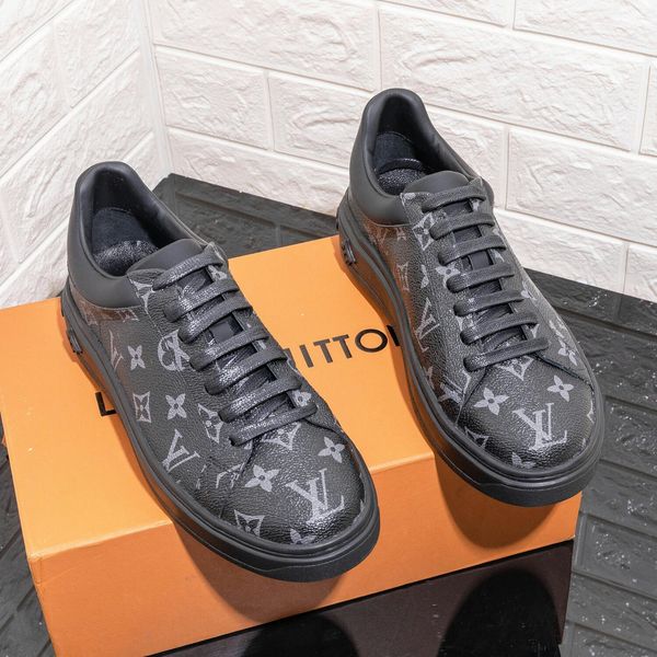

2020i new trend 3d printing, leather casual shoes men and women outdoor sports shoes fashion wild party couple shoes, size 35-45, Black