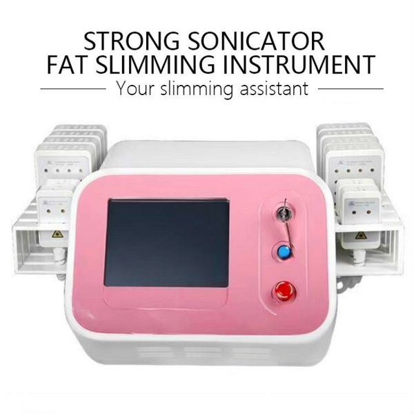 

lipolaser slimming lipo laser machine 12 paddles 980nm diode laser fat reduction fat burning remover body shaping instrument, Black