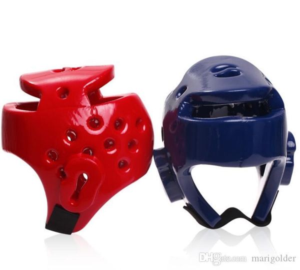 

helm taekwondo sanda kickboxing kepala hiasan kepala pelindung pelindung perangkat latih tanding helm karate muay thai taekwondo head protec
