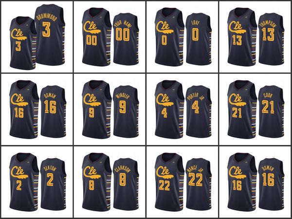 

Cleveland Cavaliers Marquese Chriss Cedi Osman Collin Sexton Dylan Windler Kevin Love Clarkson Tristan Thompson Men 2019-20 Jersey